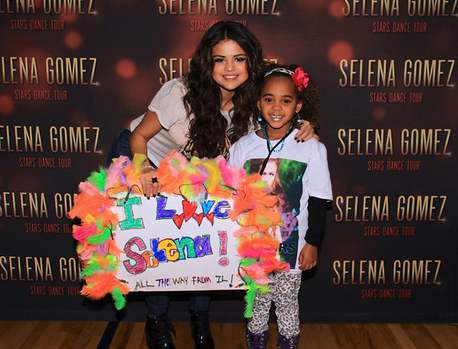 Meeting Selena Gomez at 1stBANK Center in Broomfield, Coloradao!